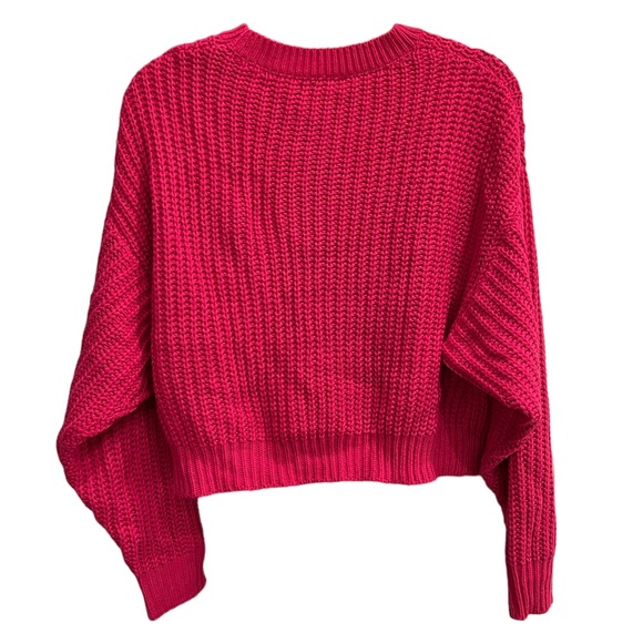 SHEIN Deep Pink Knit Sweater - Picture 2 of 5